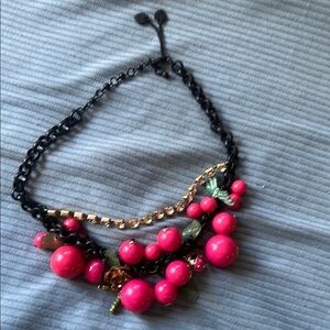 Betsey Johnson Rare Cherry Necklace
